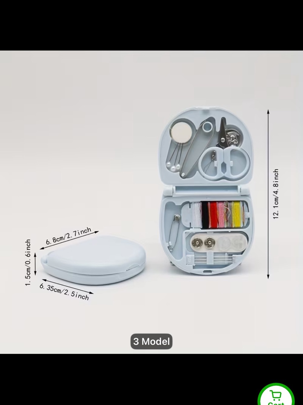 Travel/Compact Sewing kit - Picture 3 of 7